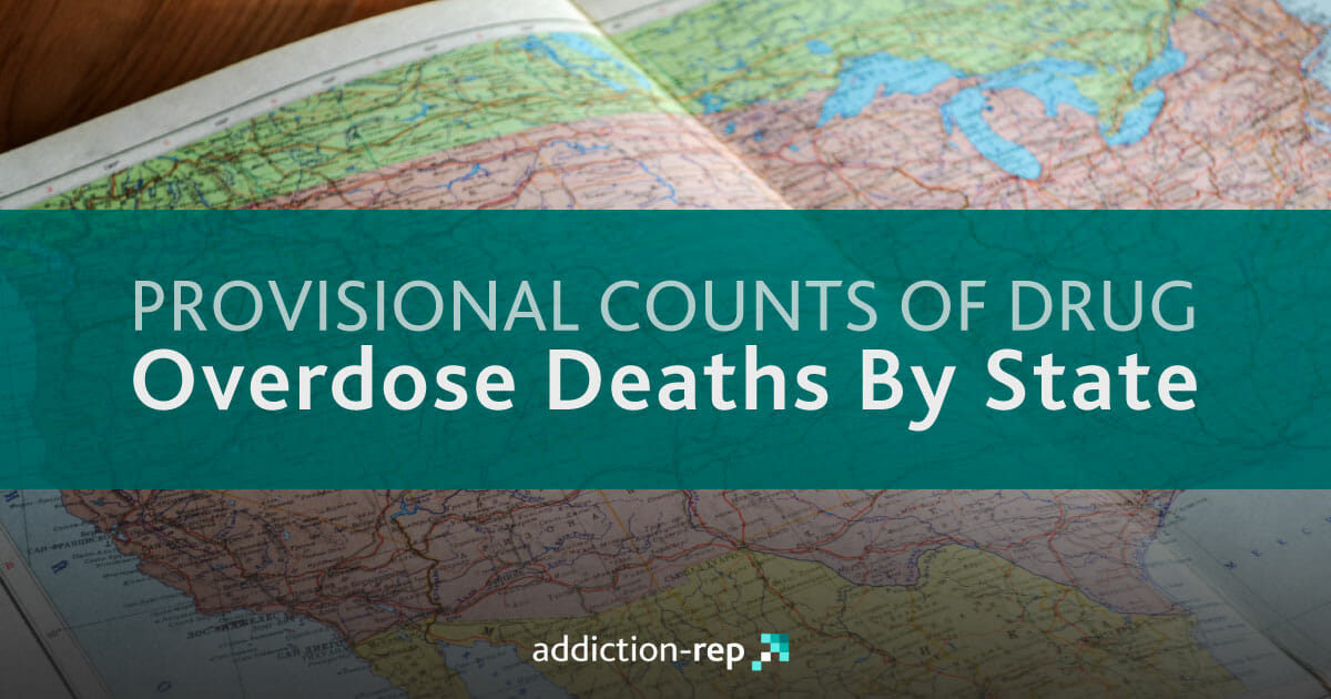 Provisional Counts Of Drug Overdose Deaths By State August 2017 - Addiction-Rep